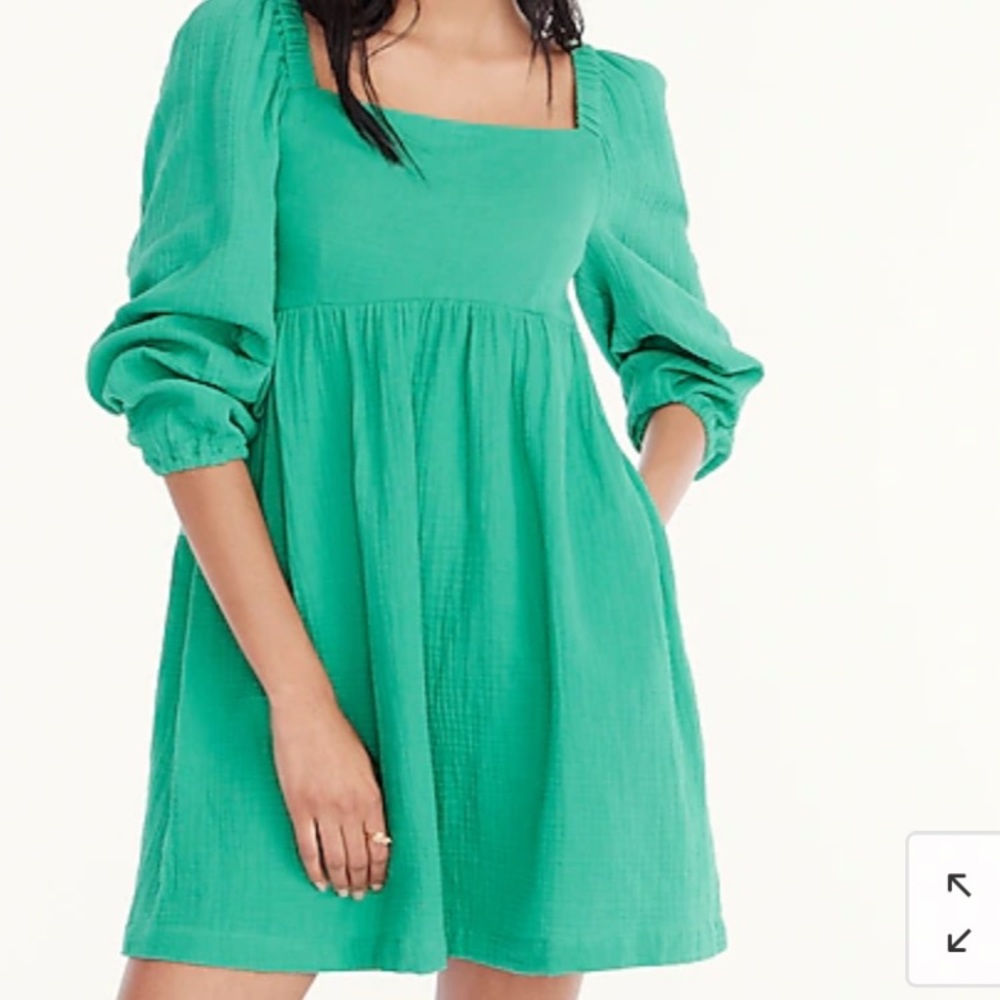 JCREW Squareneck Soft Gauze Dress